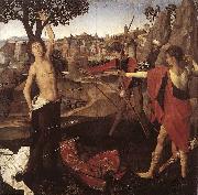 Hans Memling The Martyrdom of St Sebastian Spain oil painting artist